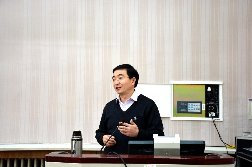 沙教授讲座现场