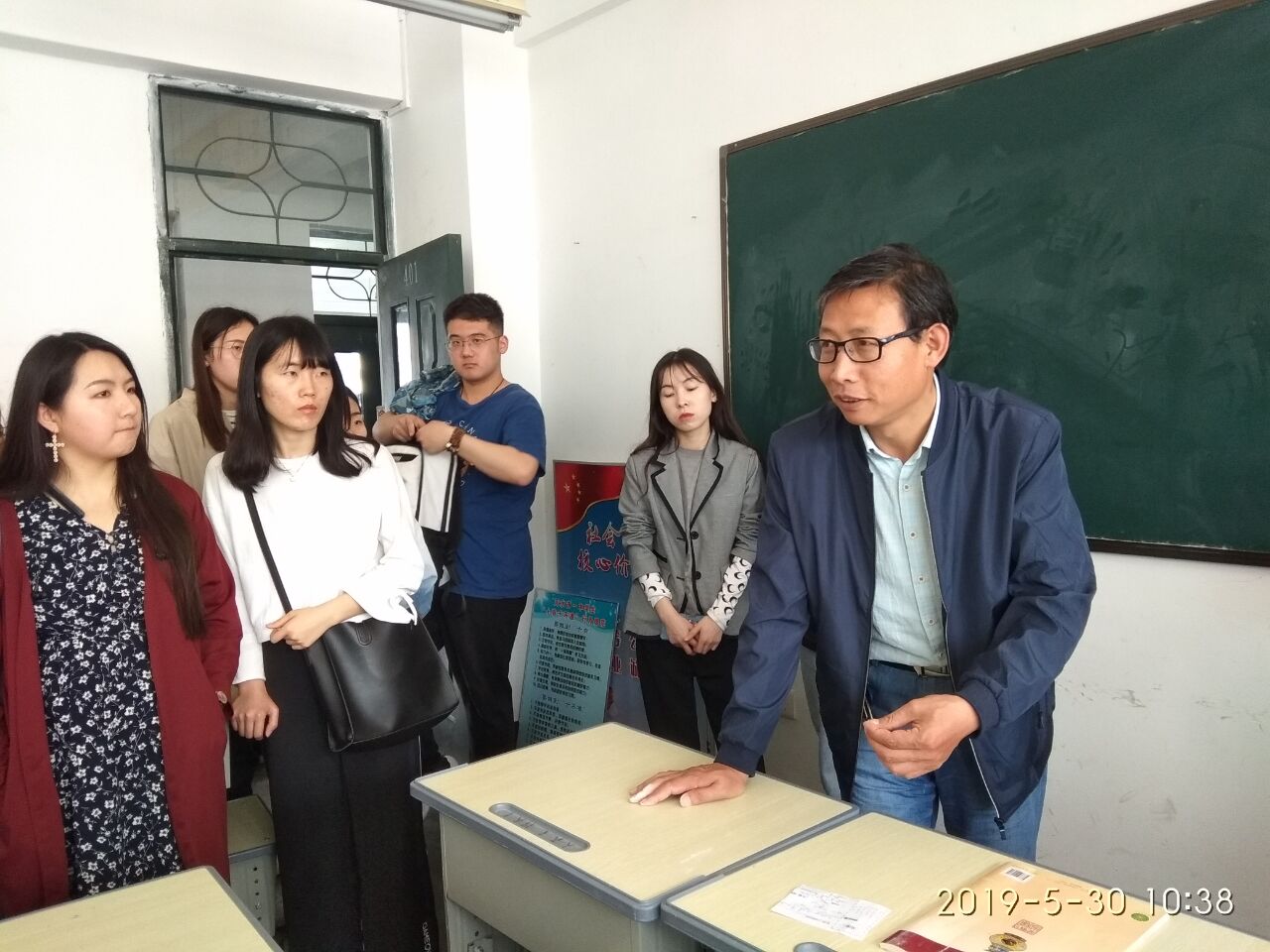 天水一中实习观摩现场