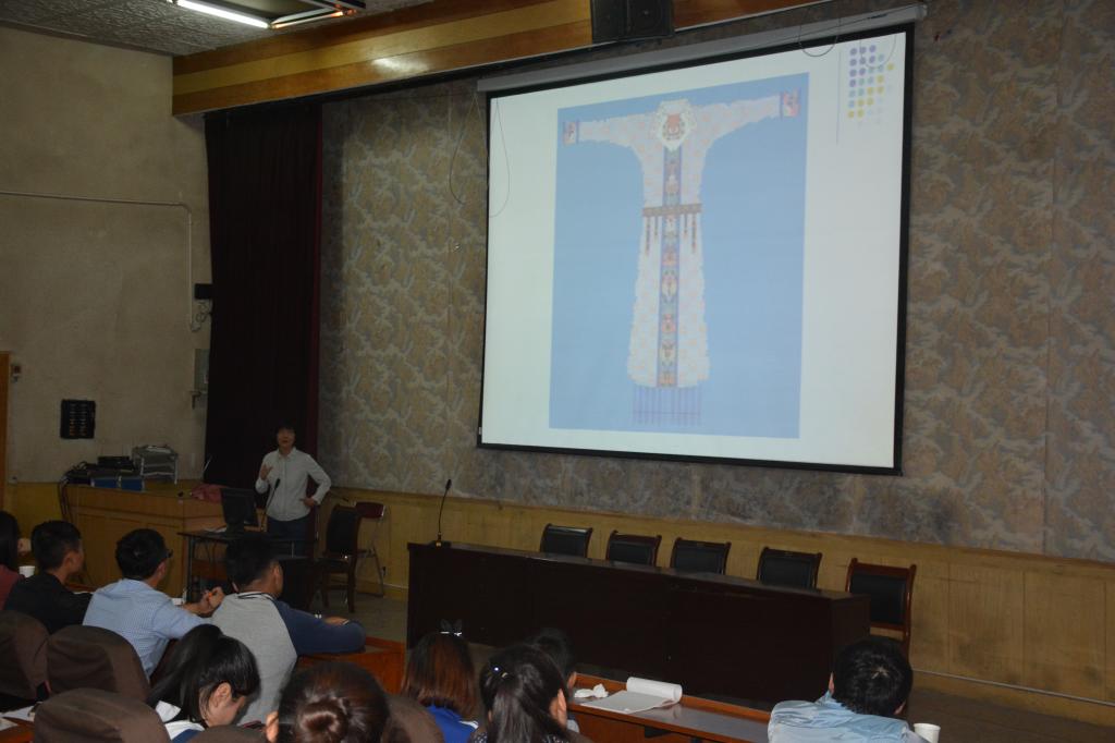 周教授讲座现场